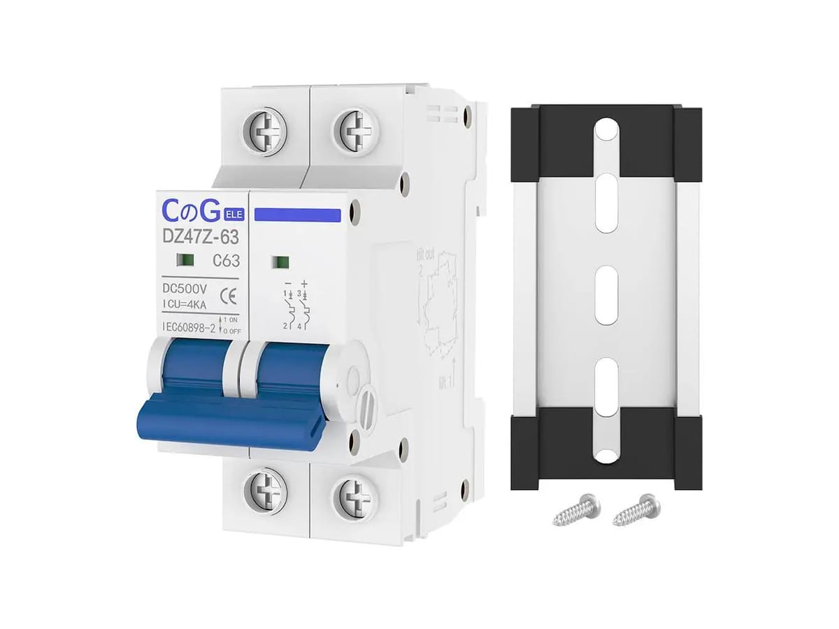 Disjoncteur DC 63 A 500 V